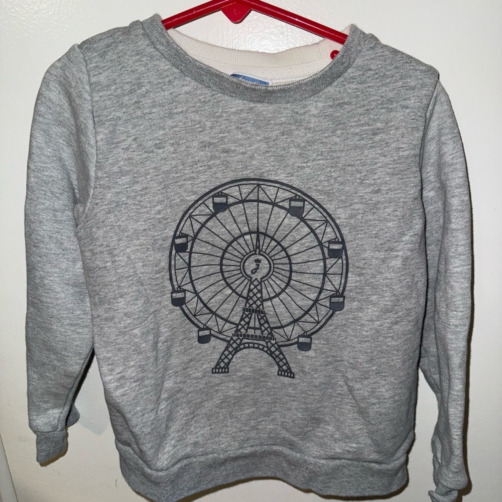 Jacadi Gray Ferris Wheel Sweatshirt